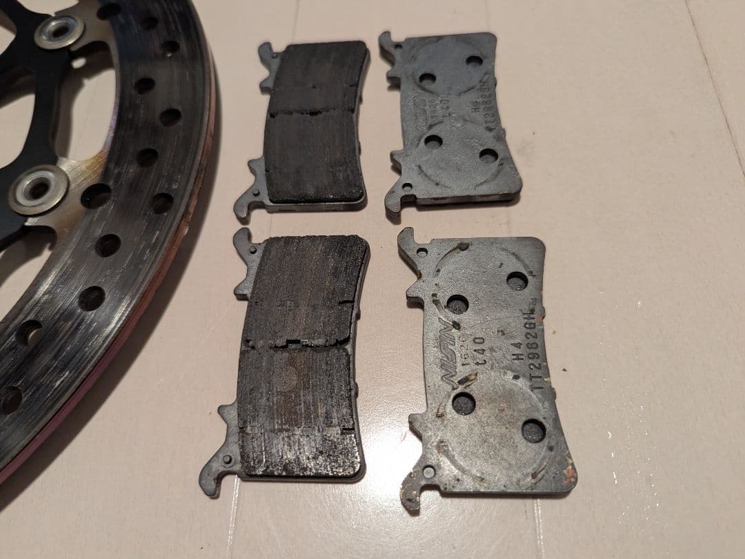  S/M1000RR 純正ブレンボ ブレーキディスクとニッシンパッド