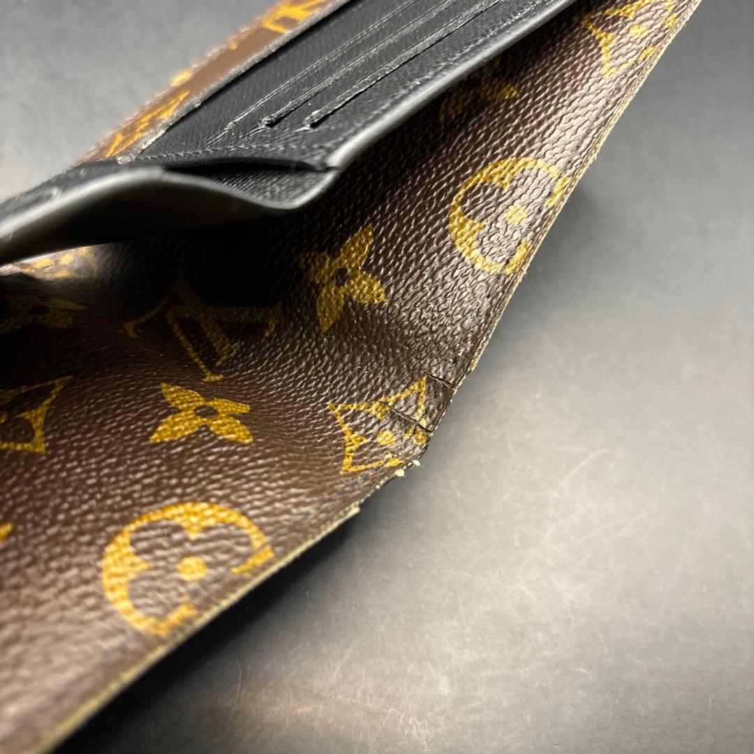 即決 ルイヴィトン モノグラム マカサー ポルトフォイユ ガスパル
