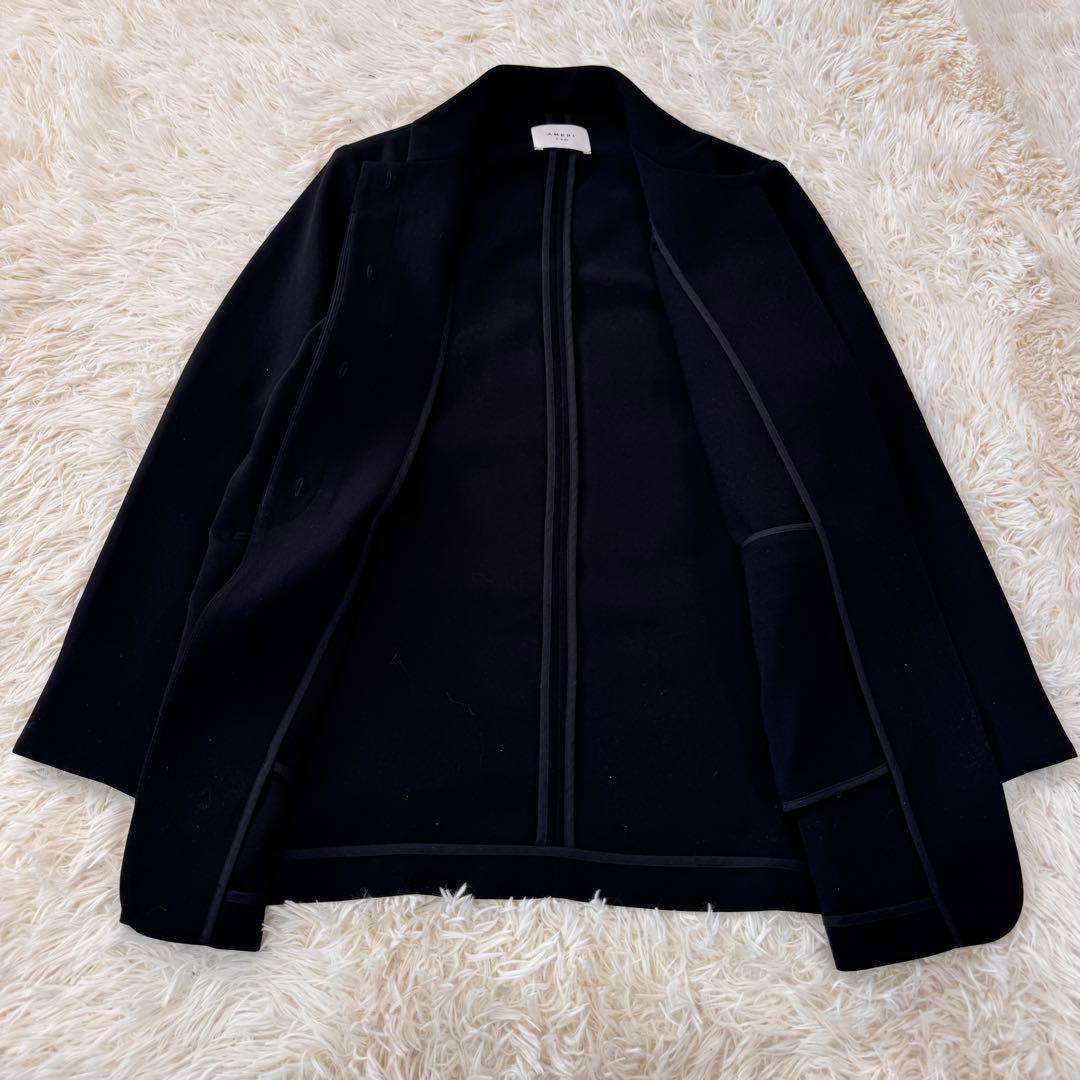 極美品　AMERI　TWILL JACKET LIKE TOP　アメリ　黒