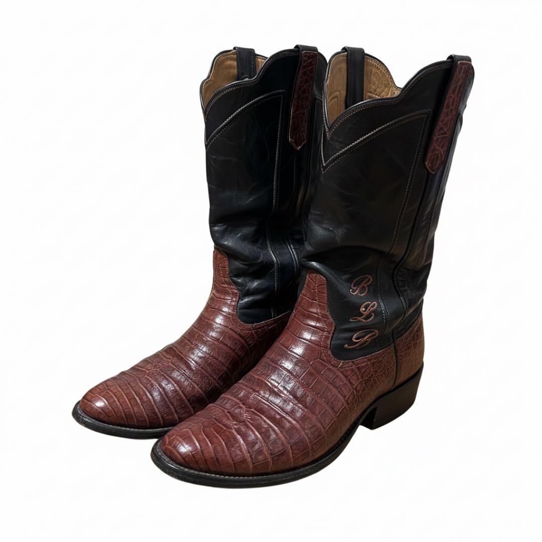 【極希少】Rios of Mercedes カイマン ウエスタンブーツ