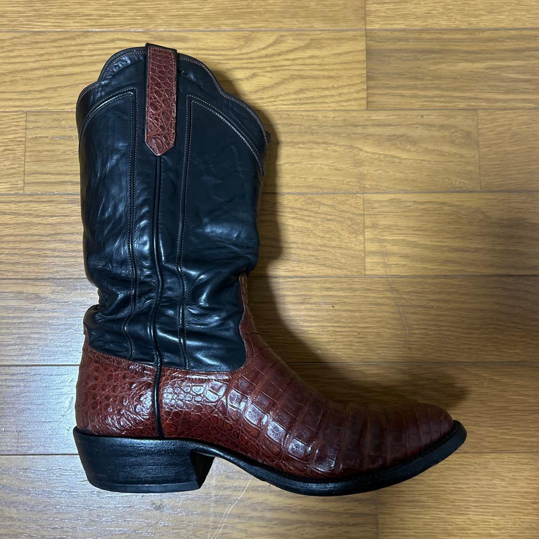【極希少】Rios of Mercedes カイマン ウエスタンブーツ