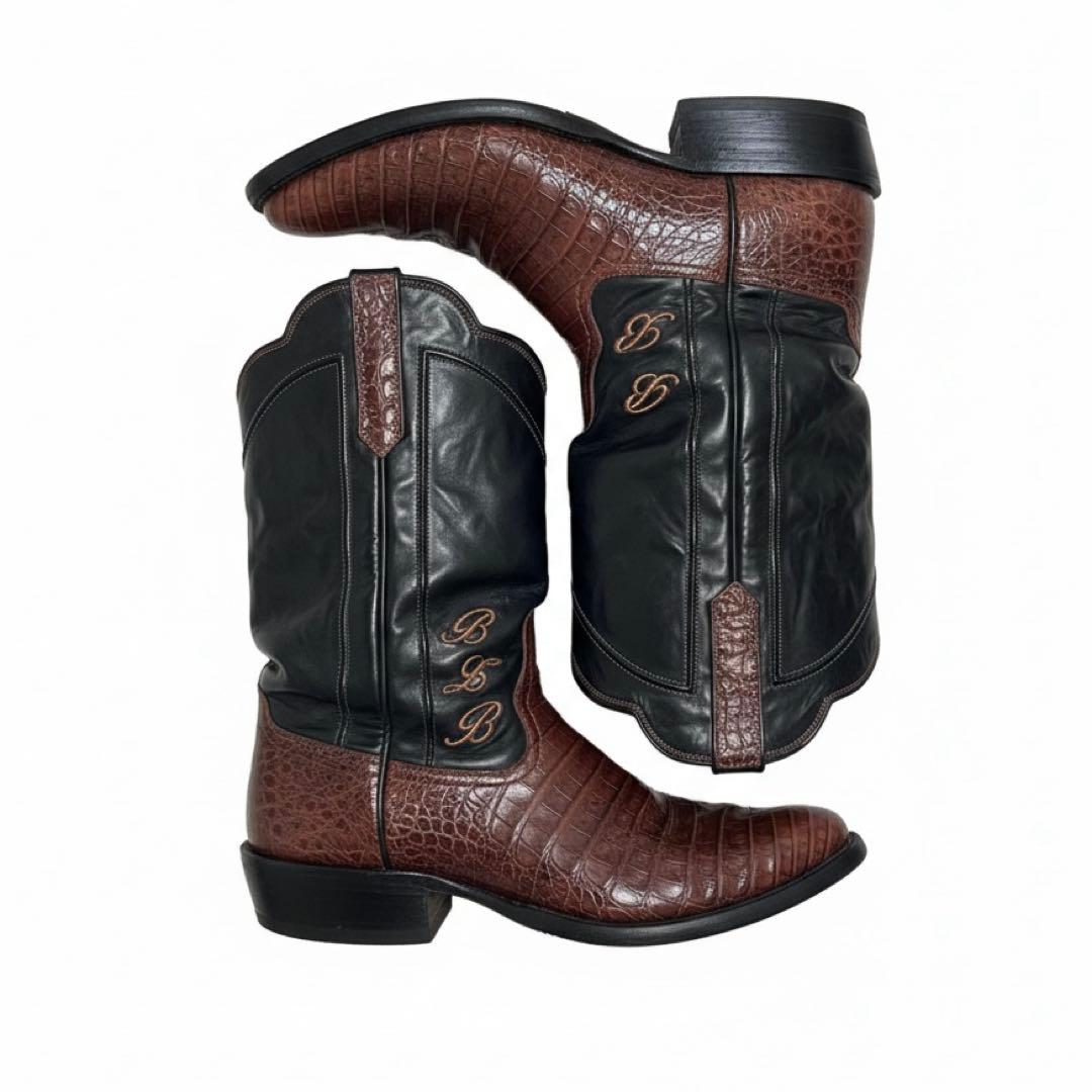 【極希少】Rios of Mercedes カイマン ウエスタンブーツ