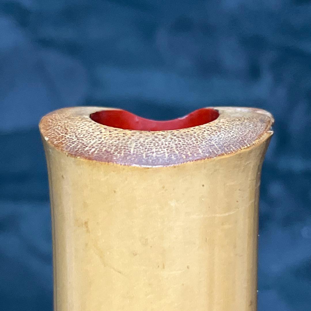 尺八 琴古流 在銘 中継ぎ緩み無し 一尺九寸管 籐巻 【音出し確認済み】格安品