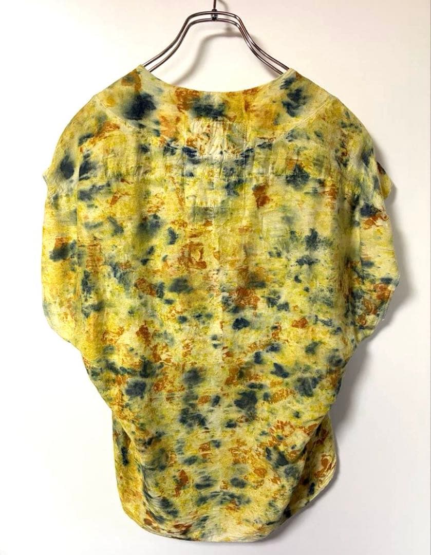ANNTIAN 100% PEACE SILK S タイダイ風トップス