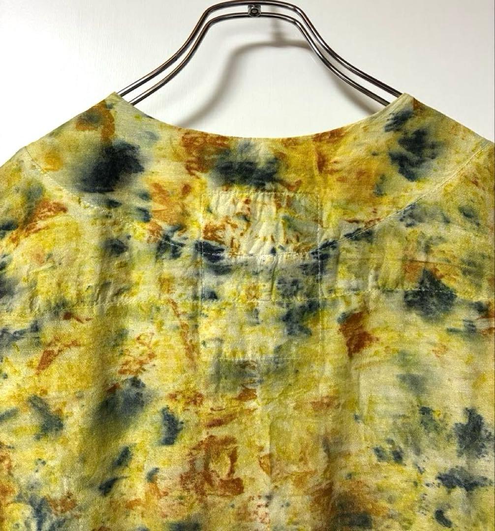 ANNTIAN 100% PEACE SILK S タイダイ風トップス