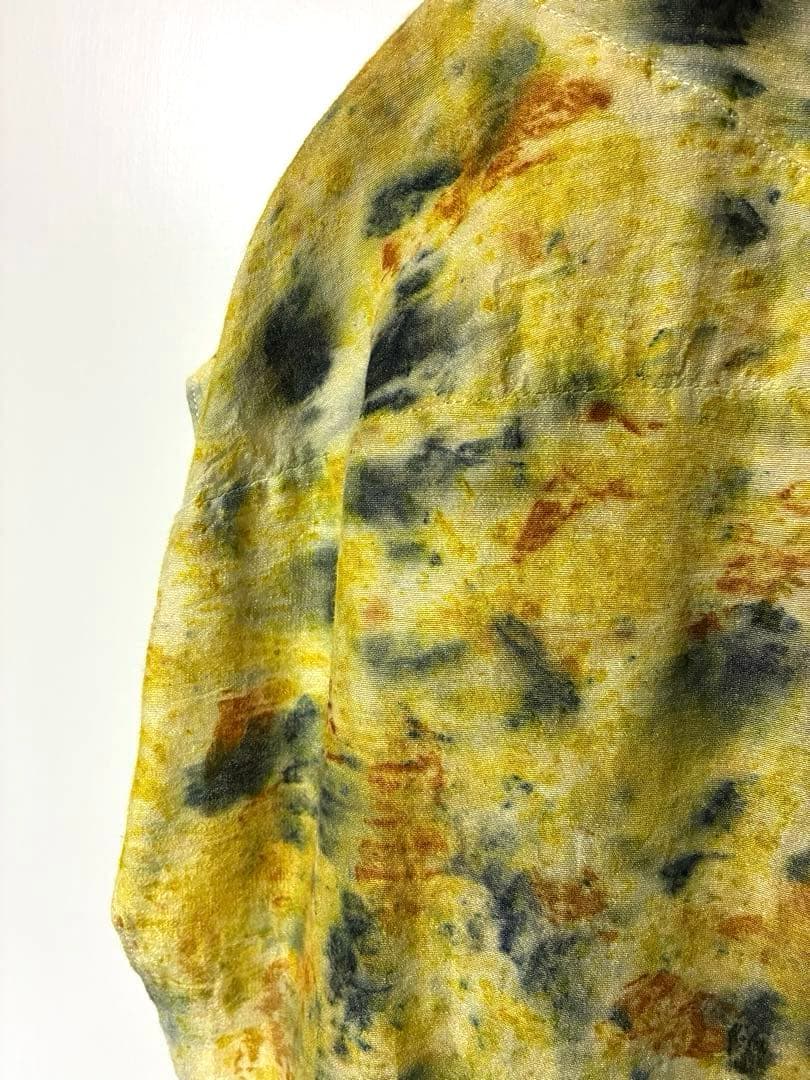 ANNTIAN 100% PEACE SILK S タイダイ風トップス