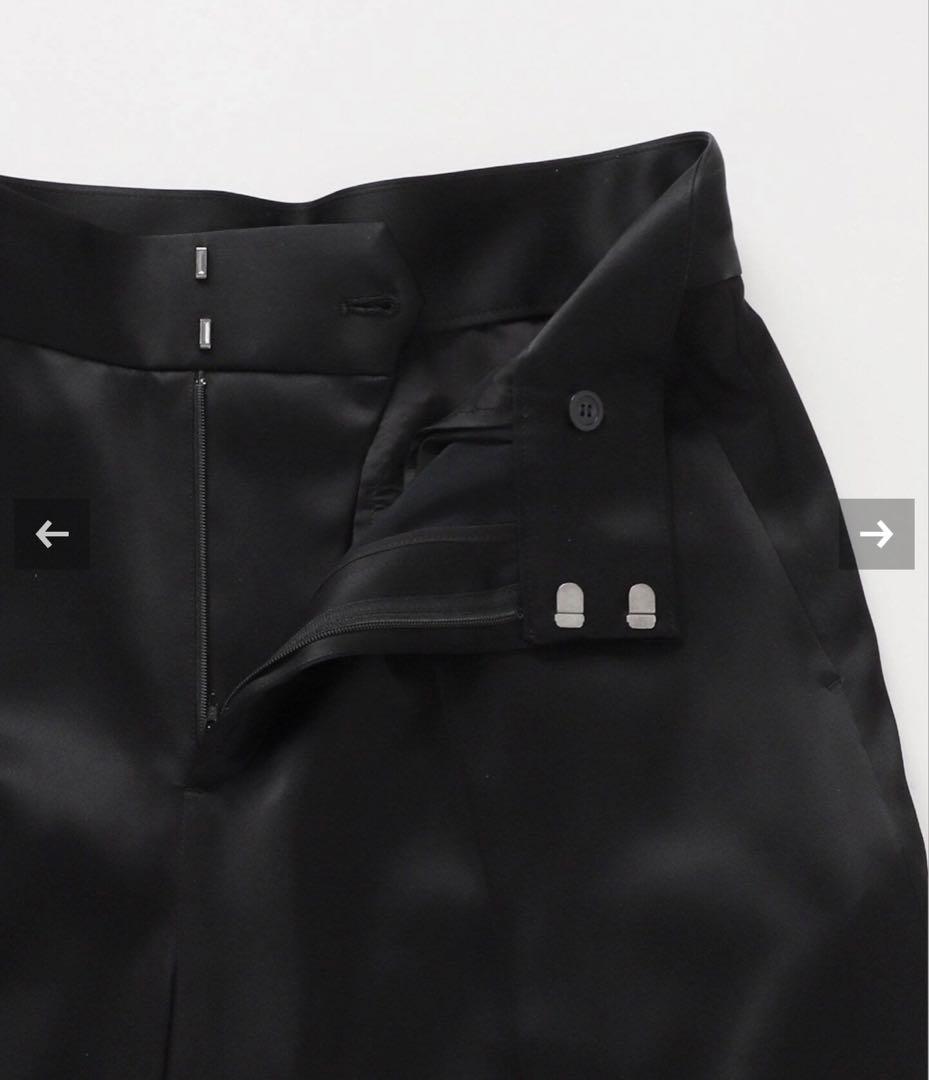 AP STUDIO サテンタックパンツ