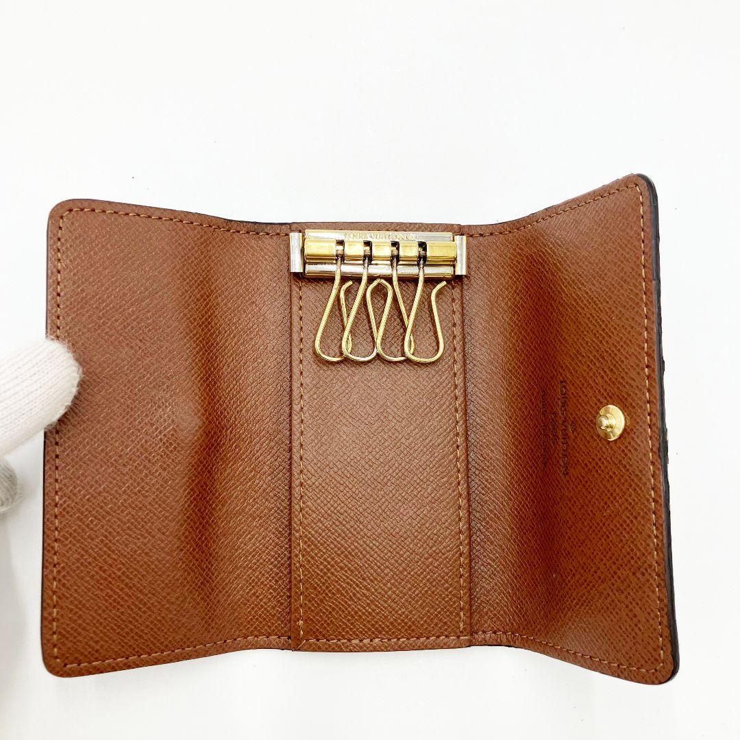 正規品 ルイヴィトン モノグラム ミュルティクレ4 キーケース ICチップ搭載