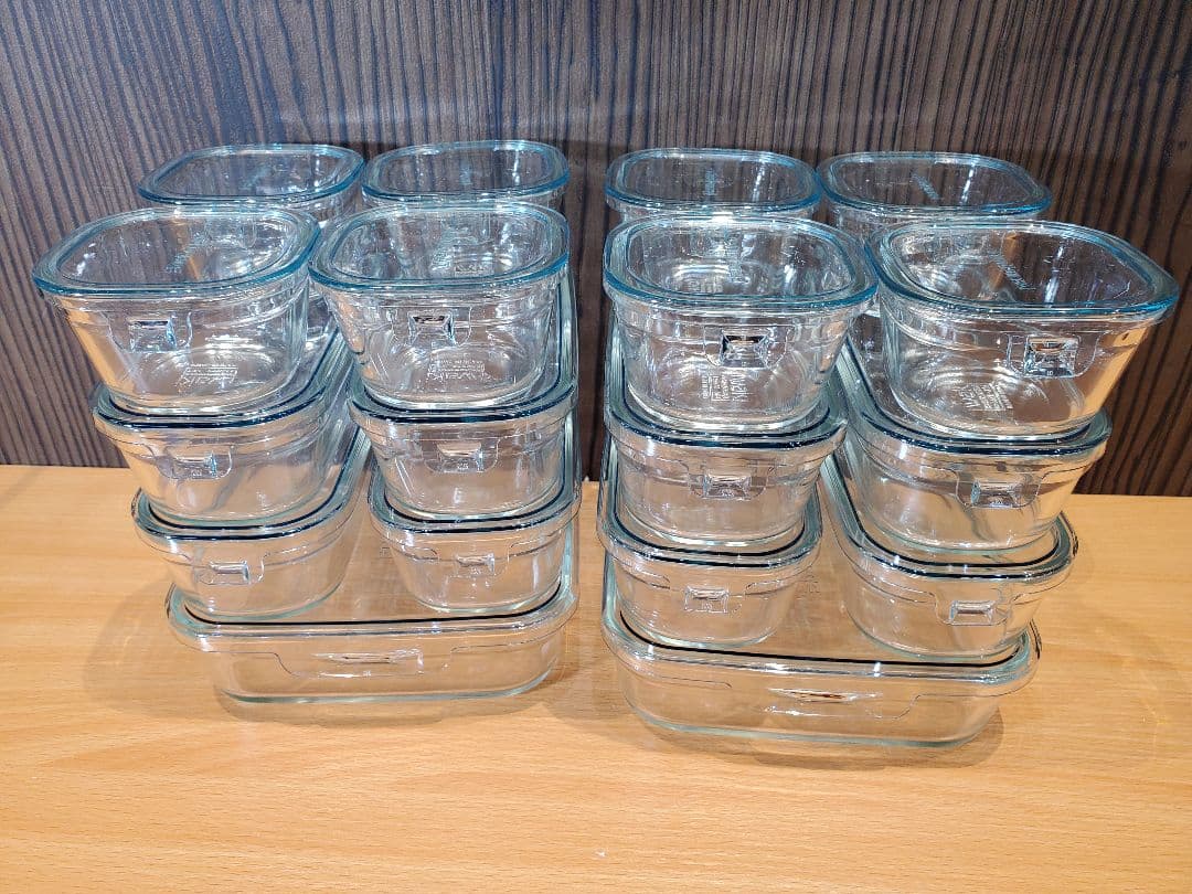 iwaki 保存・調理容器　パック＆レンジ　18点セット