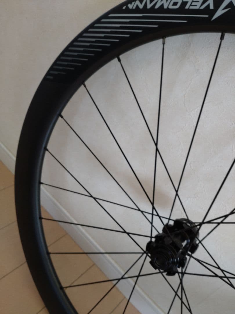 訳あり！VELOMAN 完組ホイール カセット付き ブラック
