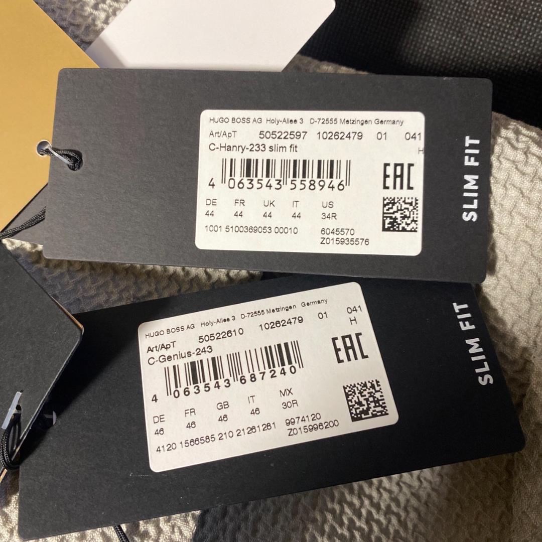 未使用 タグ付 BOSS セットアップ テーラードジャケット パンツセット