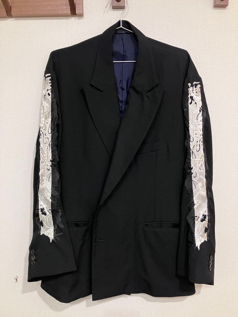 スーツ DOUBLET 19AW LINED CHAOS EMBROIDERY