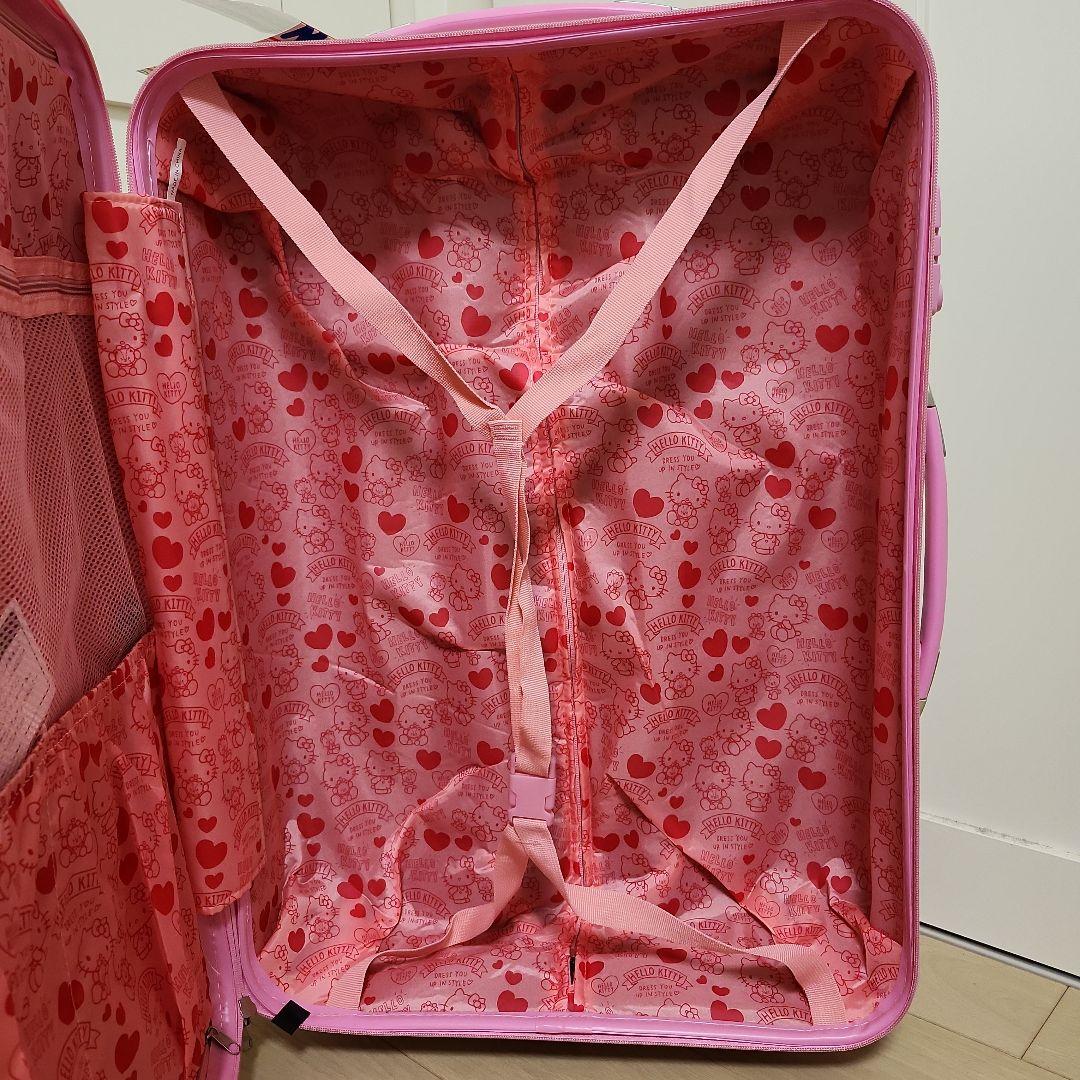 ハローキティスーツケース 90L 【ベージュ】 HK-SUC-01-L1]