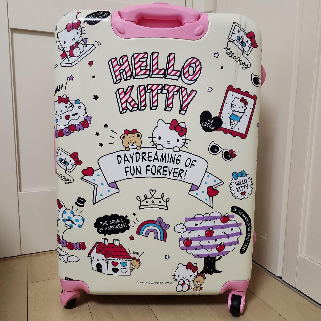 ハローキティスーツケース 90L 【ベージュ】 HK-SUC-01-L1]