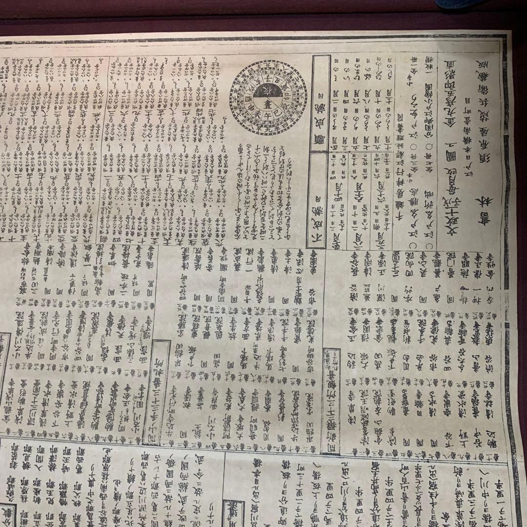 江戸城 大名屋敷地図 掛け軸