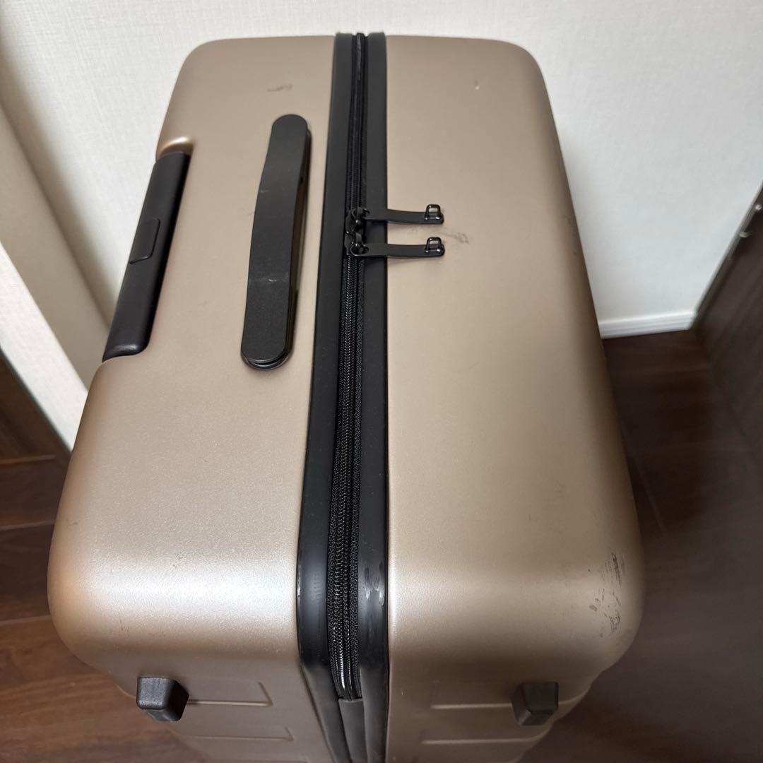 【無印良品】バーを自由に調節できるハードキャリーケース（105Ｌ）