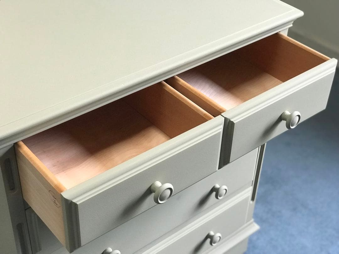 Country Chest of Drawersカントリーチェスト　オリブグレー