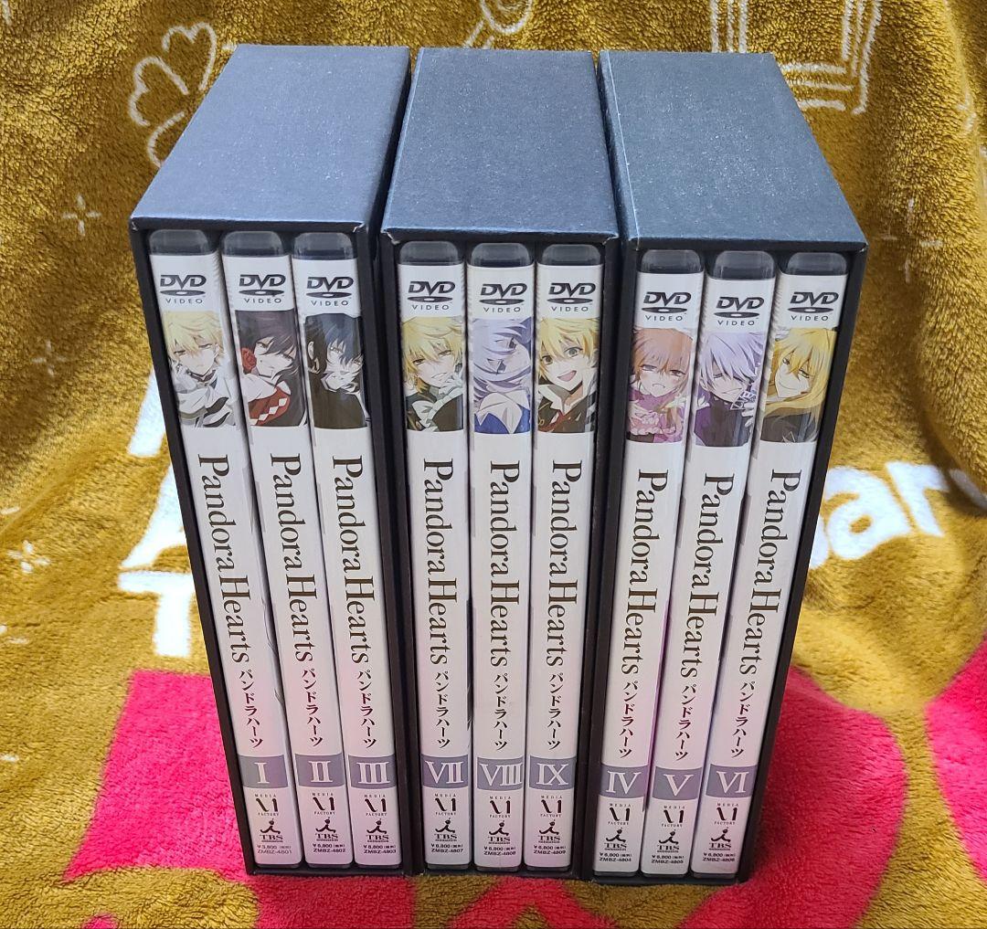 PandoraHearts DVD 3〜8巻 BOX付き