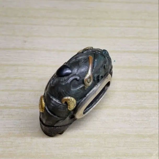 刀装具　美品海図貝づくし【縁、栗形、頭？鐺】