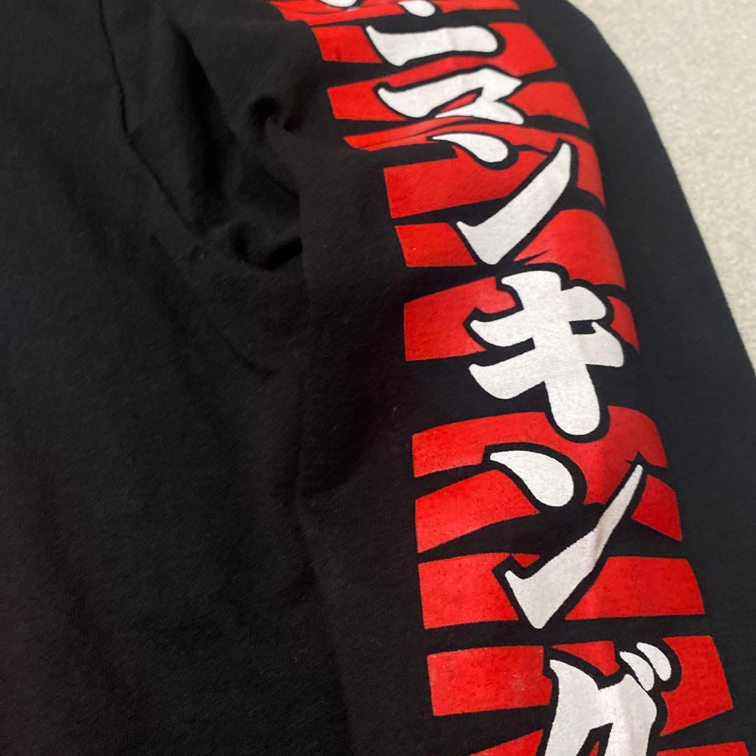 コ*ロ様 シャーマンキング袖両面プリントアニメ漫画朝倉ハオ葉ロゴデザインロンT