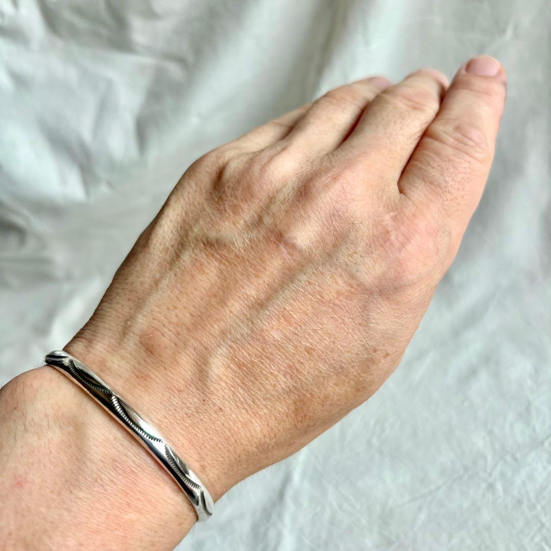 1970s ナバホ バングル ブレスレット トライバル　sterling