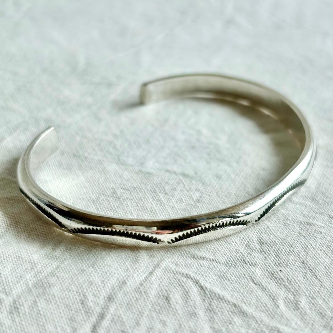 1970s ナバホ バングル ブレスレット トライバル　sterling