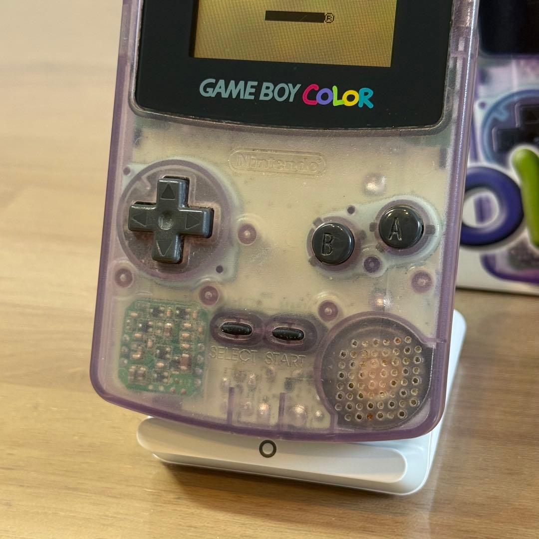 5-110 ゲームボーイカラー クリアパープル 箱付き