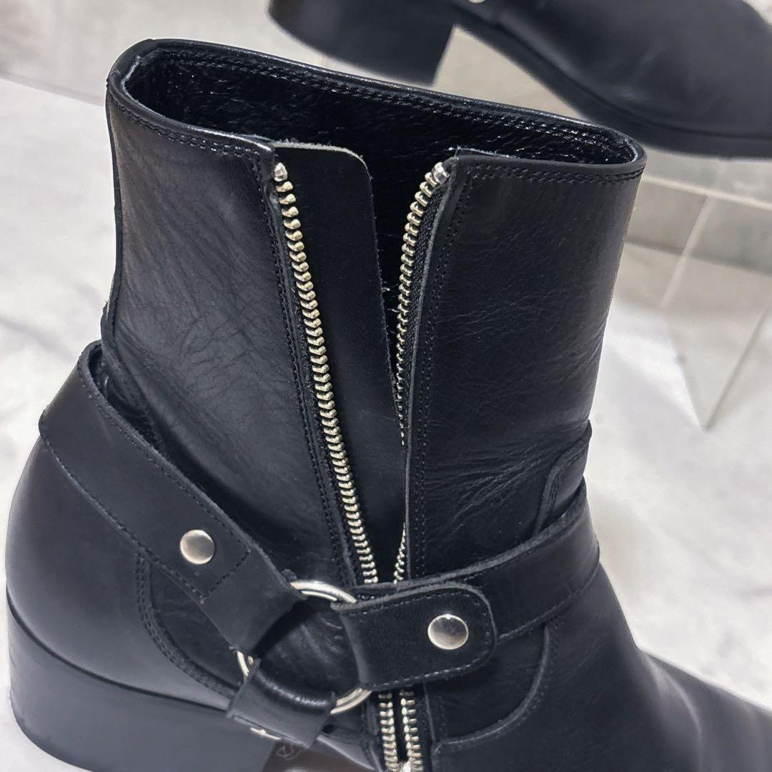 美品 Whoop-de-doo Y2K リングブーツ ヒールブーツ サイドジップ