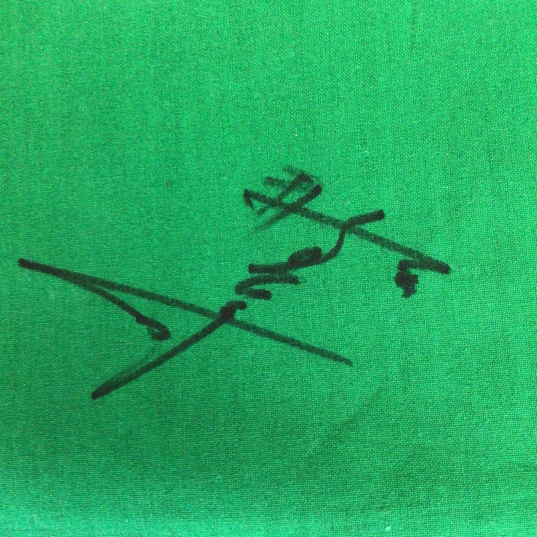 サッカー　読売ウイングス(ヴェルディ)　サイン入エンブレム　旗