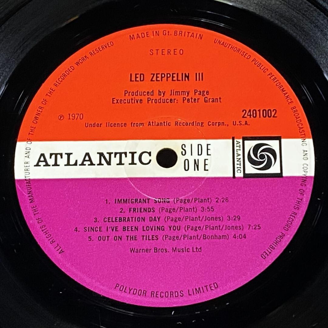 ★極レア！【UK完オリ/Grantラベル/マトA5:B5】レッド・ツェッペリン3