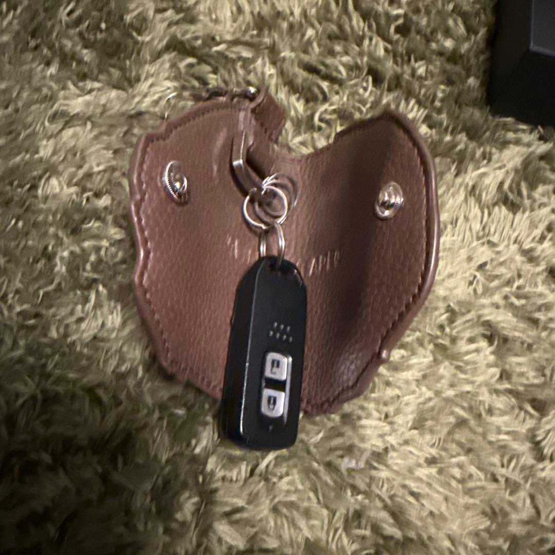 o*p様 ape レザー キーケース キーリング キーホルダー