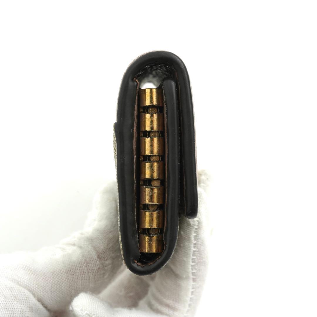 ✨未使用展示品・箱付き✨　GUCCI キーケース　マーモント　6連　バイカラー