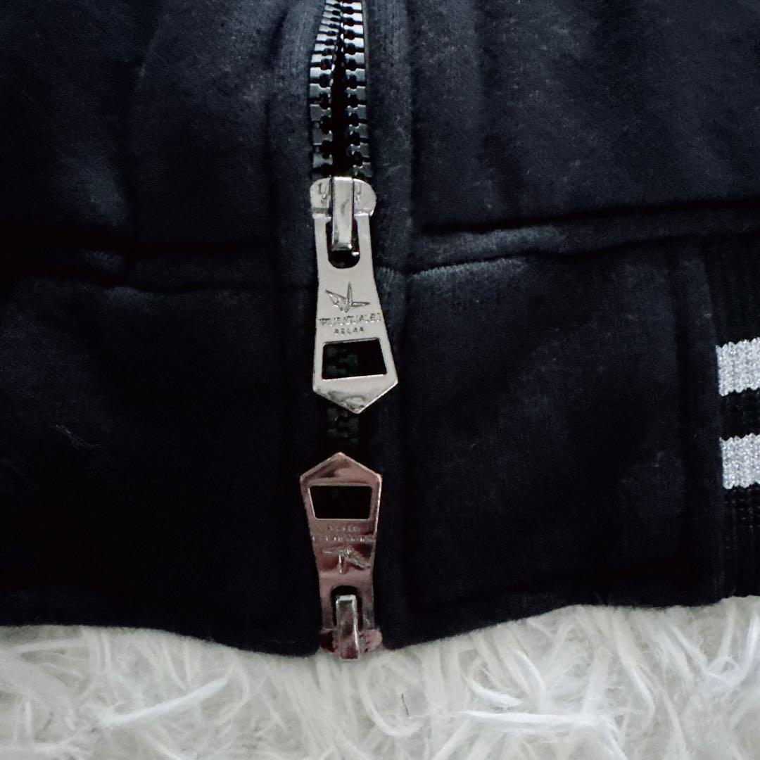 【1PIU1UGUALE3 RELAX】スタジャン レザー ブラック Lサイズ