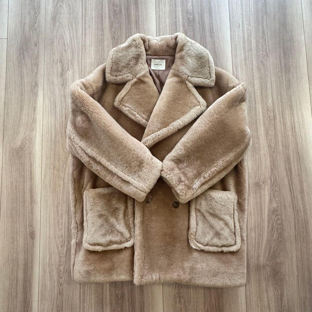 最終値下げ！　DOMENICO+SAVIO テディベアコート ファーコート