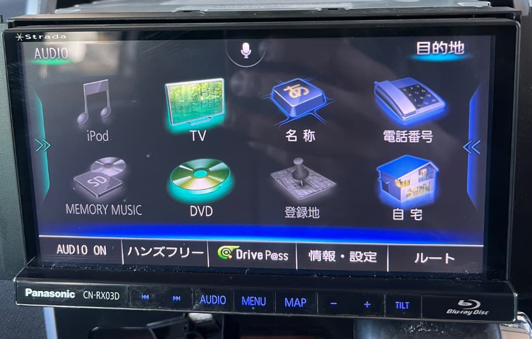Panasonic CN-RX03D カーナビmap data 2016