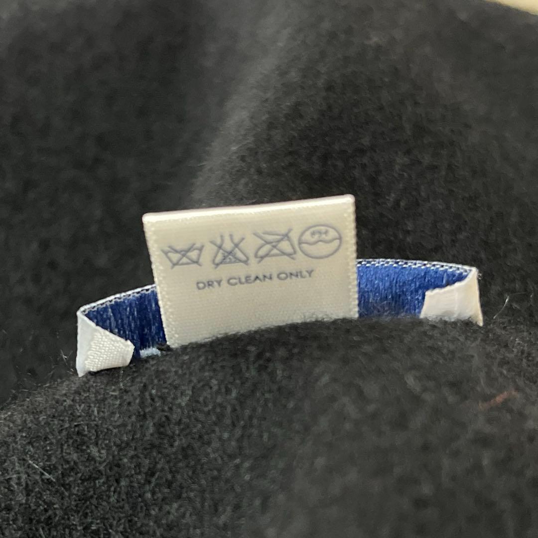 美品✨EDWARD BROWN エドワードブラウン　カシミヤ　マフラー　ブラック