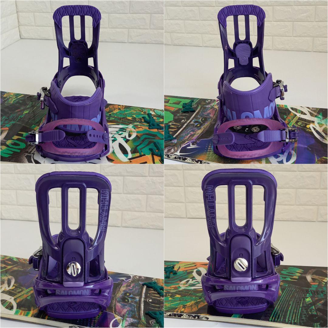 2点セット スノーボード FLOW VERVE 149 サロモン RYTHEM