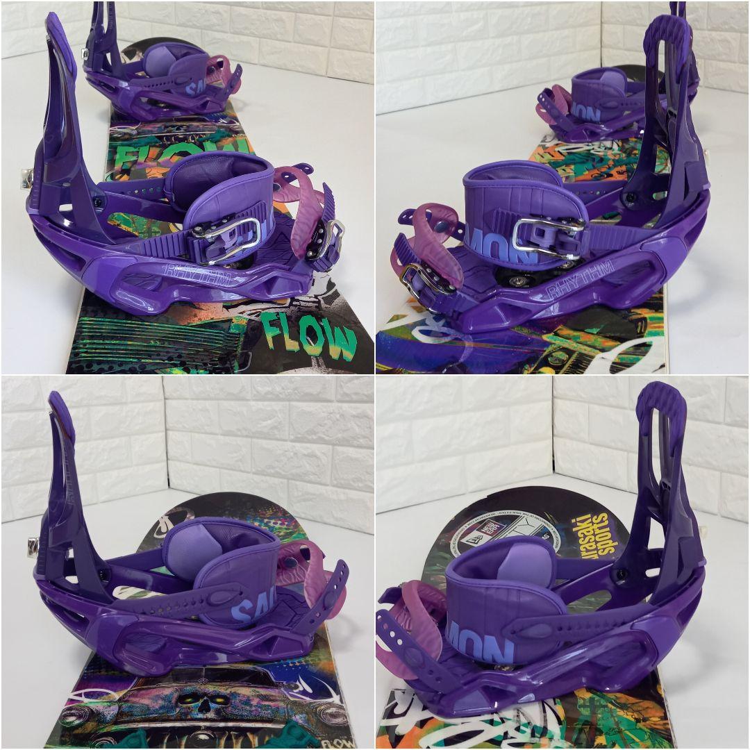 2点セット スノーボード FLOW VERVE 149 サロモン RYTHEM
