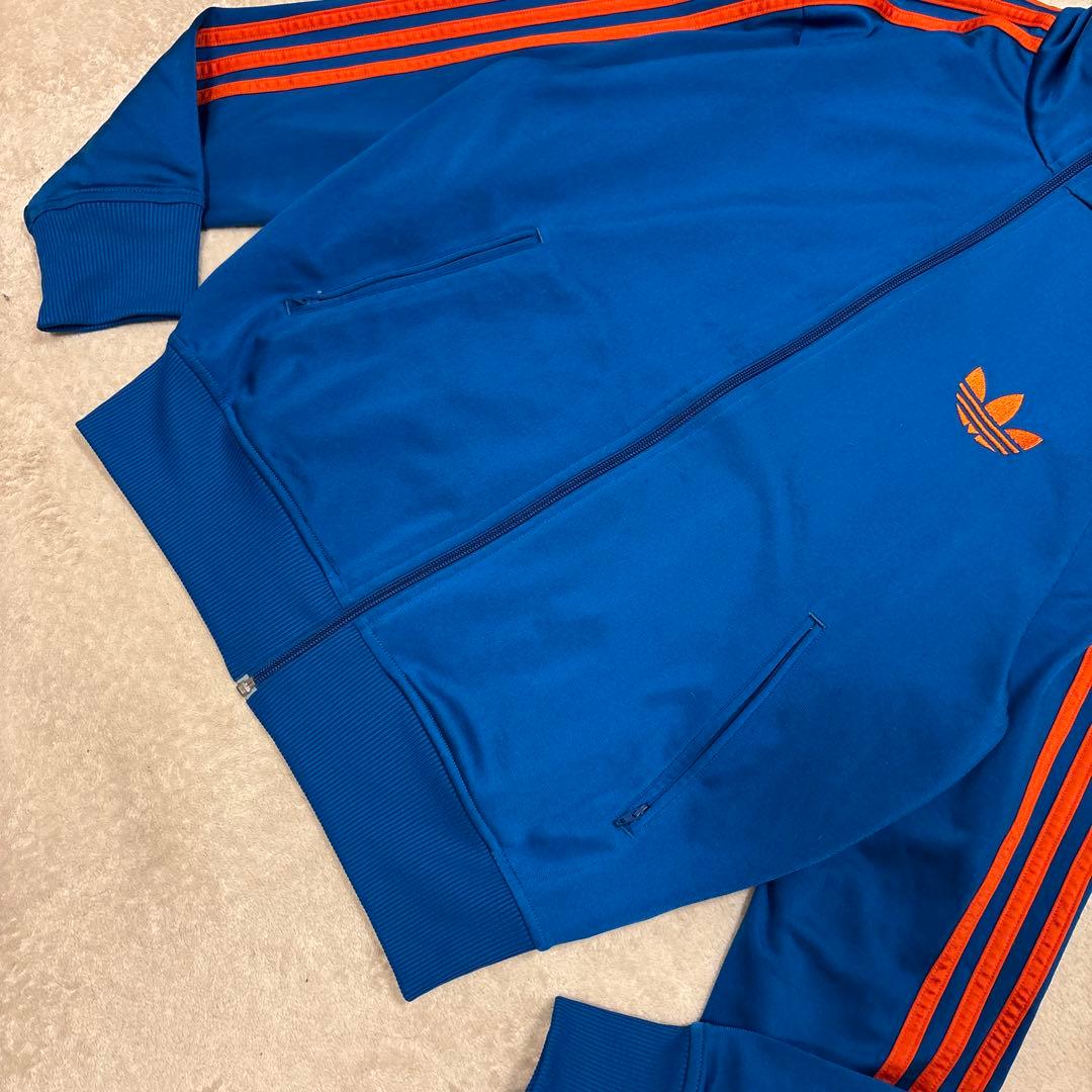 【レアカラー‼️】美品 adidasファイヤーバードトラックジャケット 青オレンジ