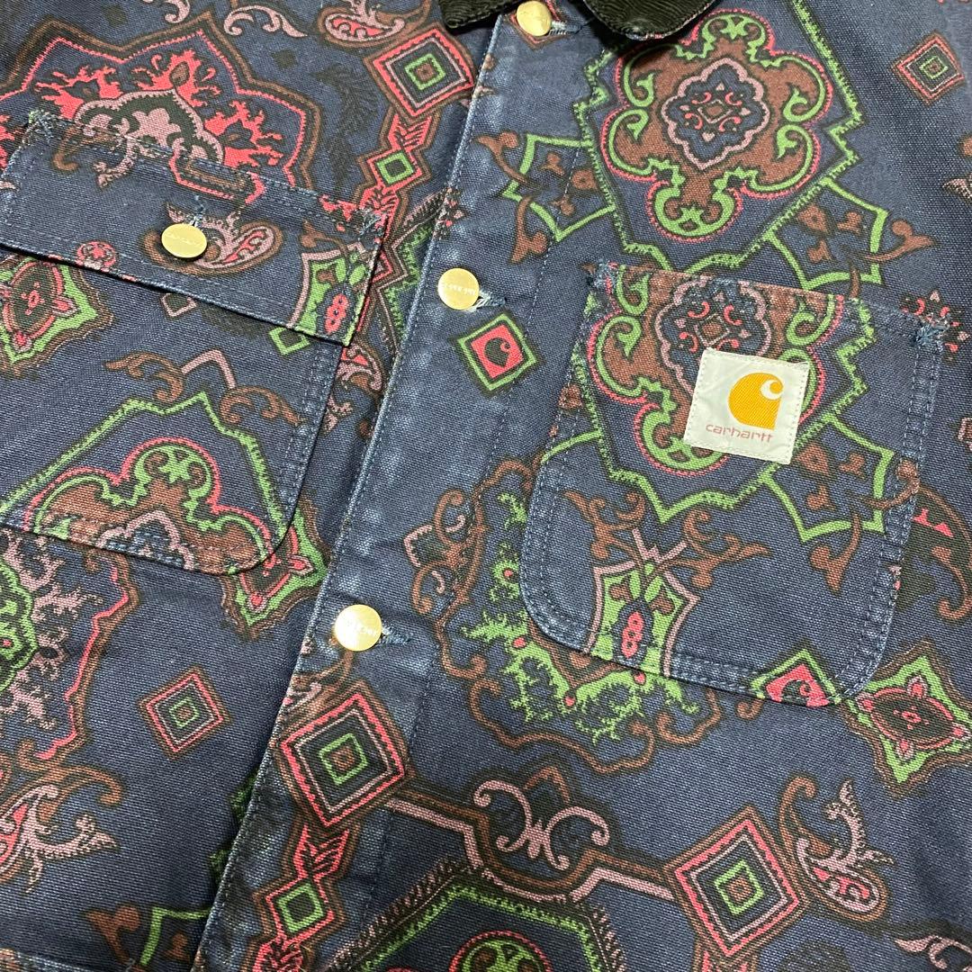 カーハート　ミシガンコート　ペイズリー 総柄　Lサイズ　チョアコート