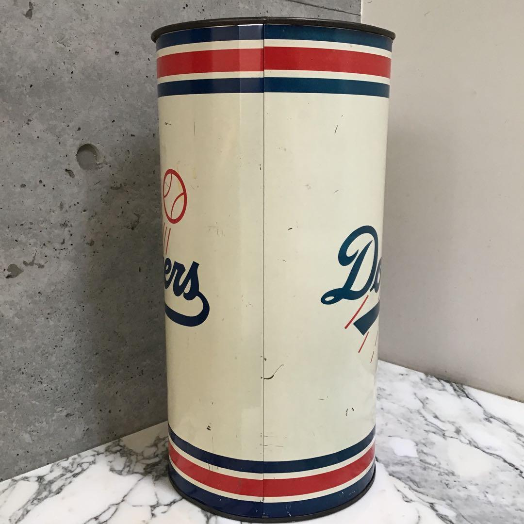 ドジャース 1968年 MLB Dodgers ブリキ缶 BIGサイズ