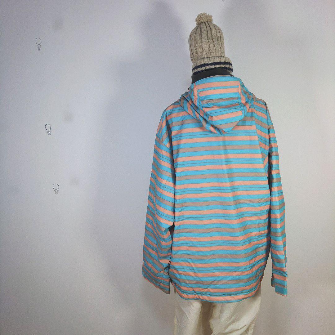 メンズ　L　スキー　スノーボードウェア　上下セット　水色　ベージュ　ホワイト