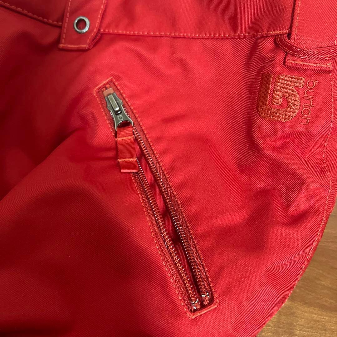 BURTON バートン スノーボードウエア スノボウェア パンツ ズボン M 赤