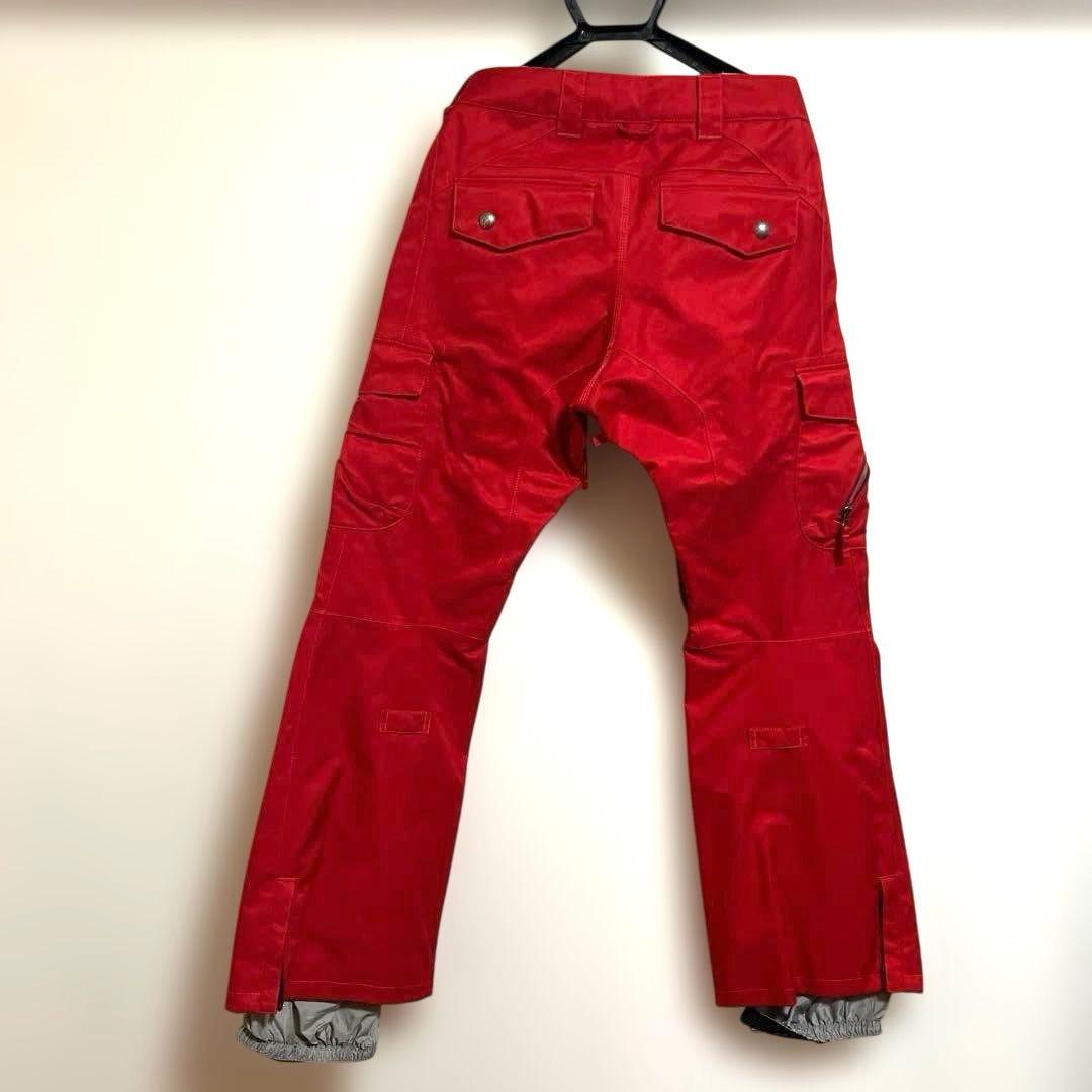 BURTON バートン スノーボードウエア スノボウェア パンツ ズボン M 赤