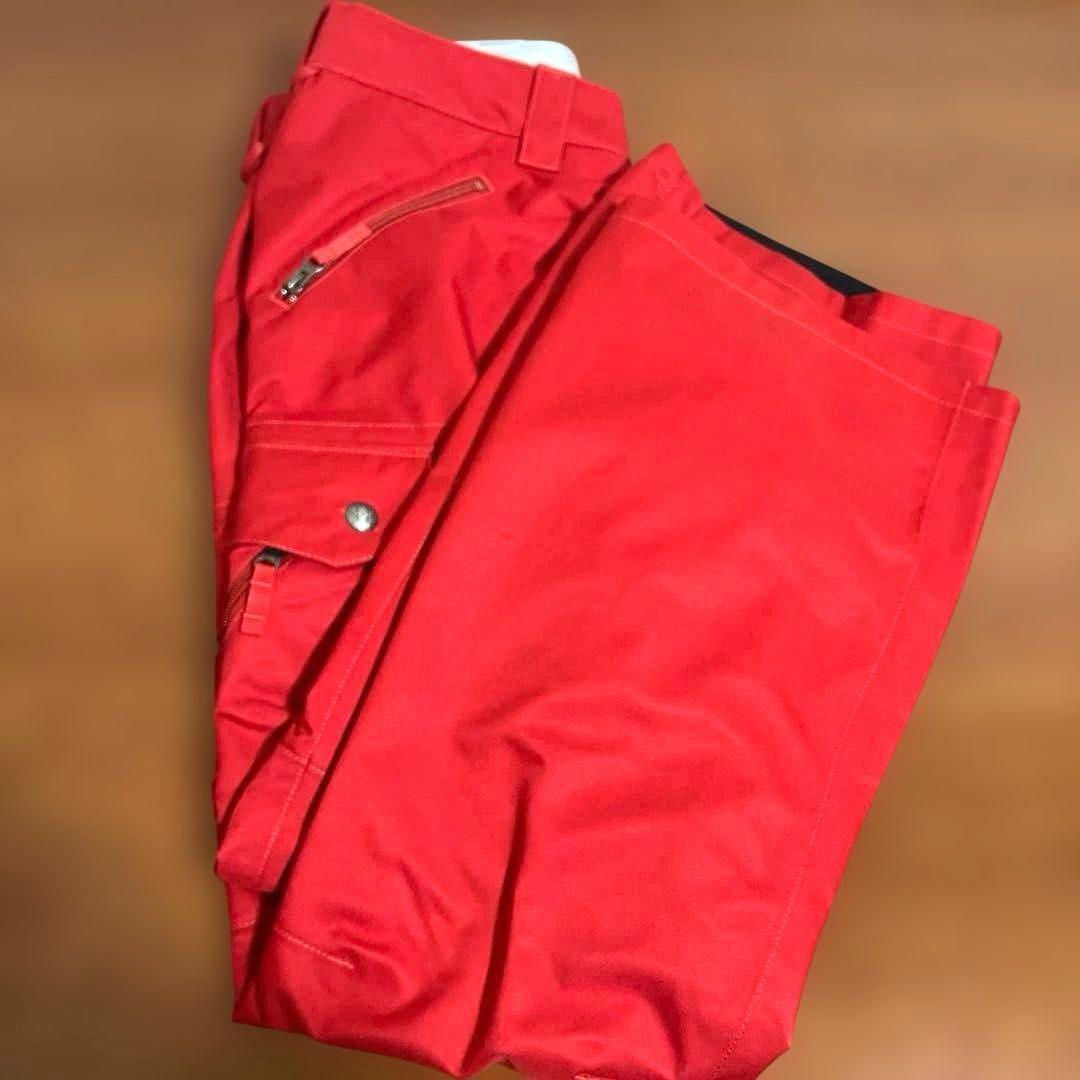 BURTON バートン スノーボードウエア スノボウェア パンツ ズボン M 赤