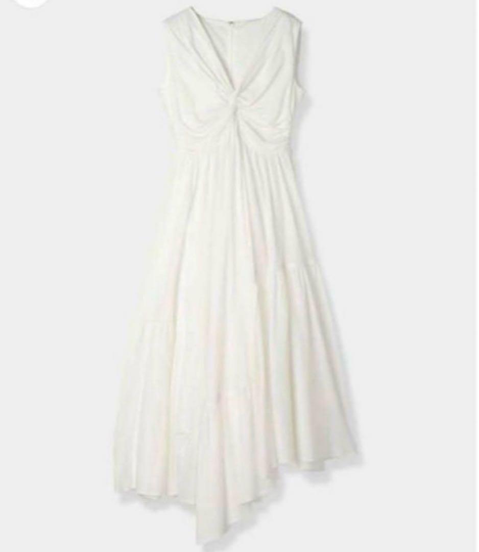 ワンピース laubeblanc Irregular hem twist Dress