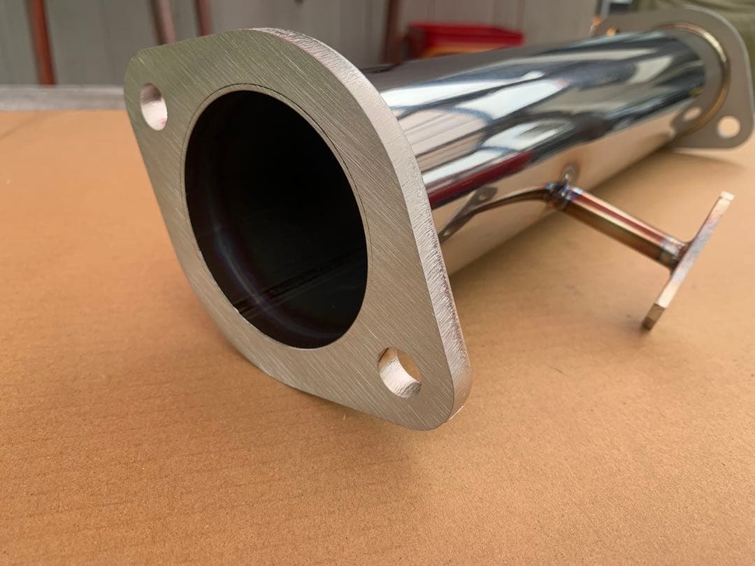 新品未使用RX7 FC3S用 触媒ストレート Φ70 オールステンレス