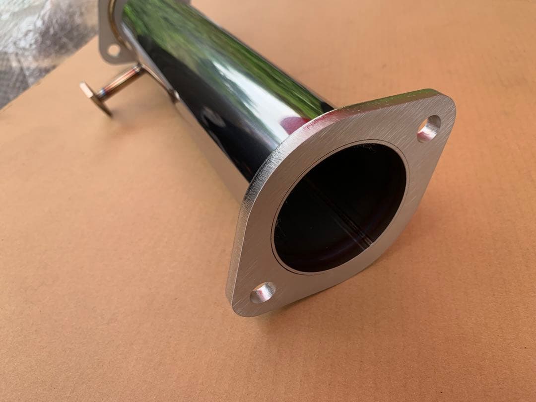 新品未使用RX7 FC3S用 触媒ストレート Φ70 オールステンレス