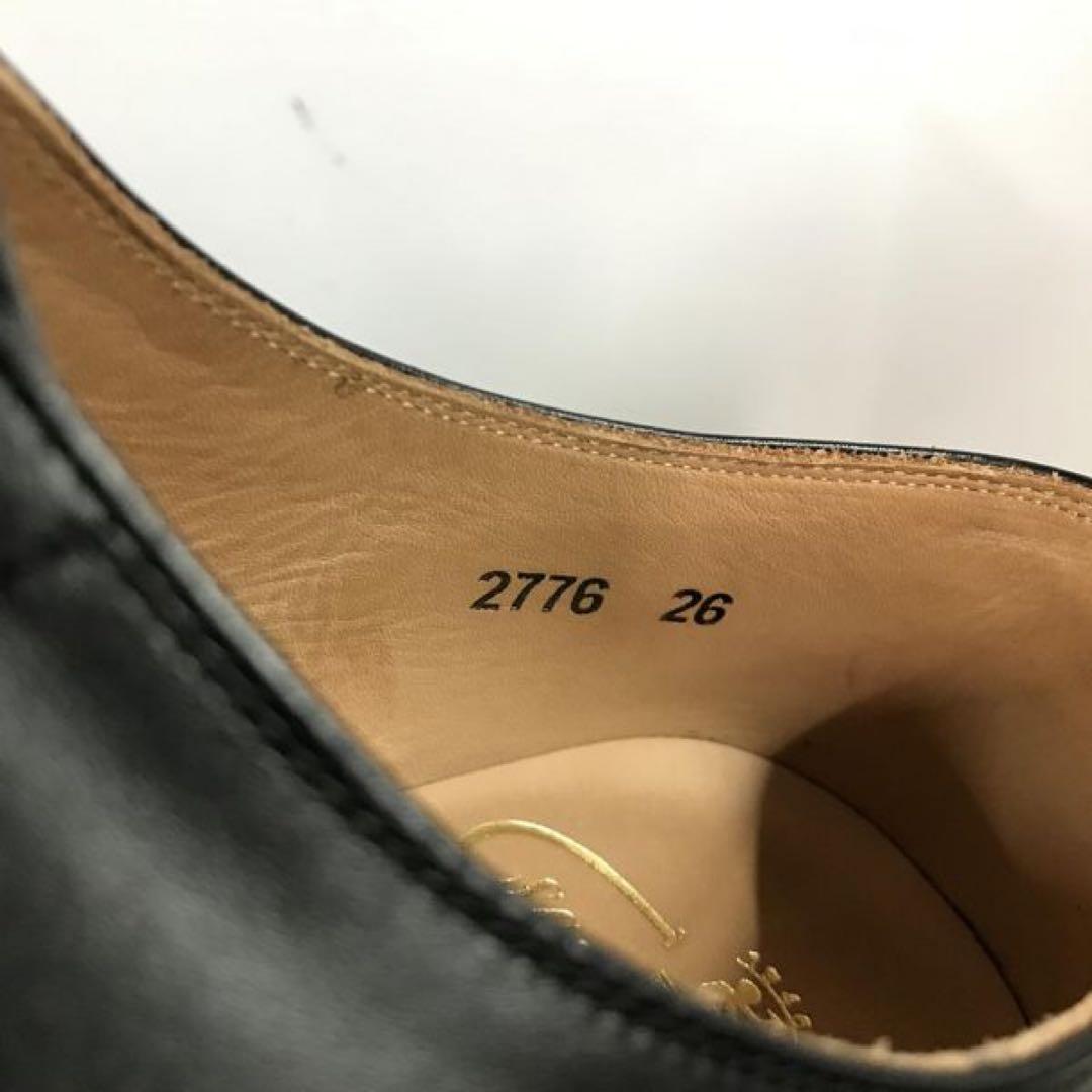 SCOTCH GRAIN スコッチグレイン ストレートチップ 革靴 ブラック