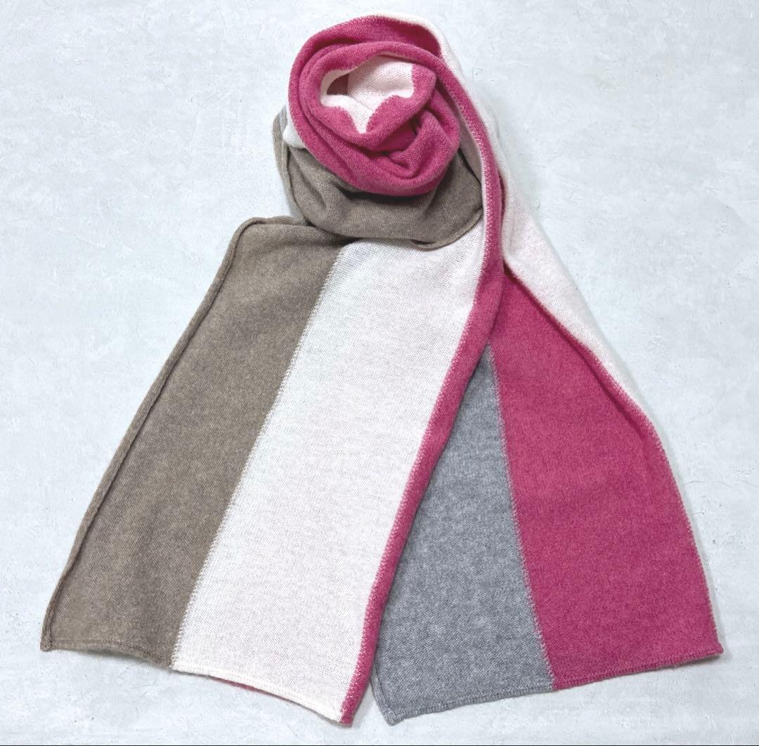 美品 FEDELI CASHMERE SCARF MADE IN ITALY